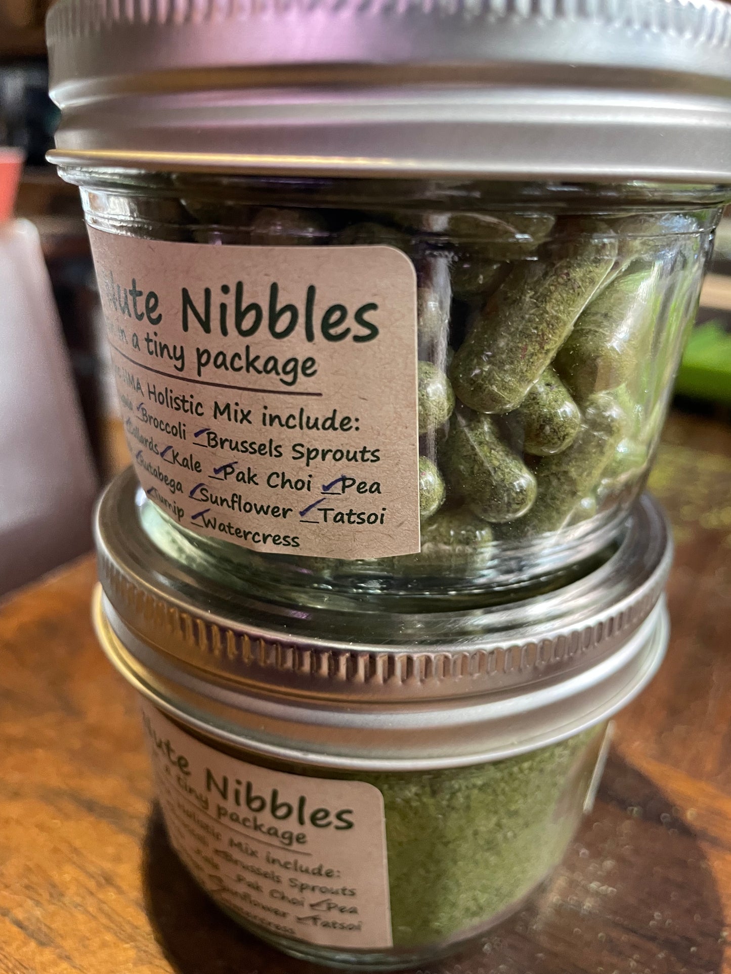 2-week's supply of Nature's Nute Nibbles - in POWDER form!
