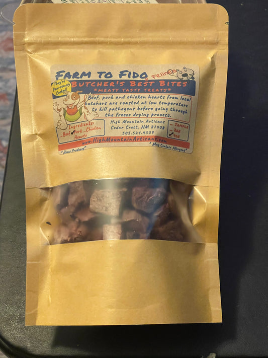 4oz Farm to Fido- Butcher's Best Bites dog treats